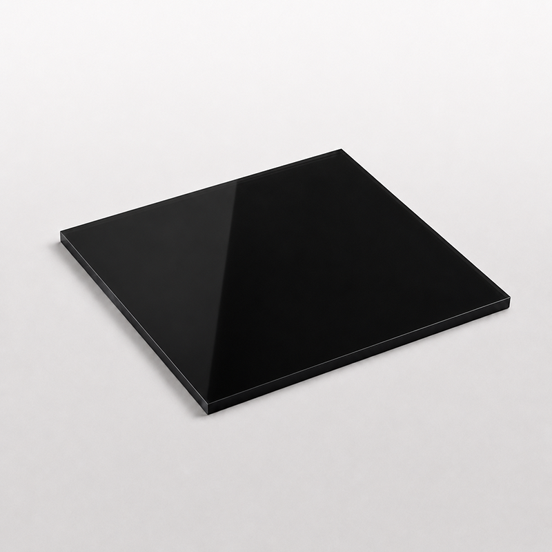 Gloss Black Acrylic Sheet Cut-to-Size