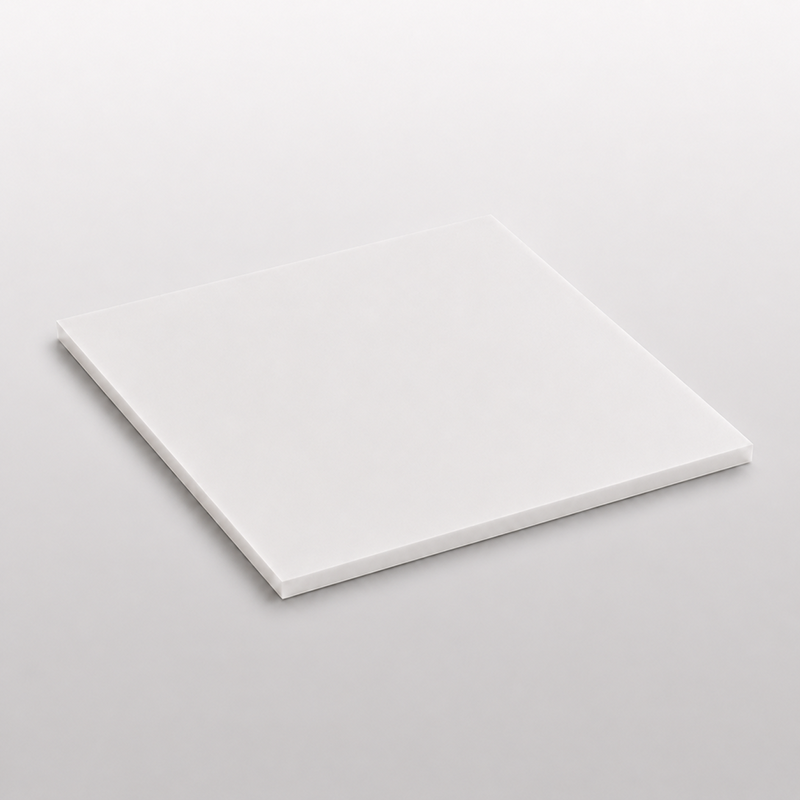 Smooth White Polypropylene Sheet Cut-to-Size